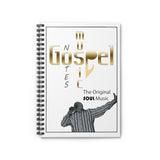 Gospel Music Notes - Spiral Notebook - Ruled Line